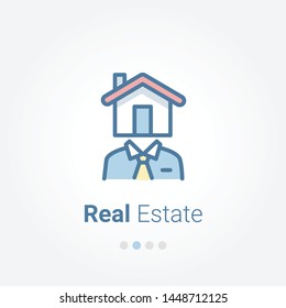 Real Estate vector icon design