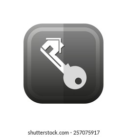 real estate - vector icon, flat design