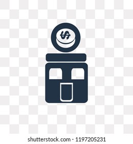 Real estate vector icon isolated on transparent background, Real estate transparency concept can be used web and mobile