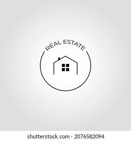 real estate vector icon logo illustration design