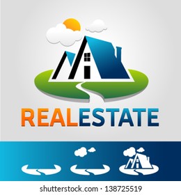 Real estate Vector Icon Set. Graphic Design Editable For Your Design.