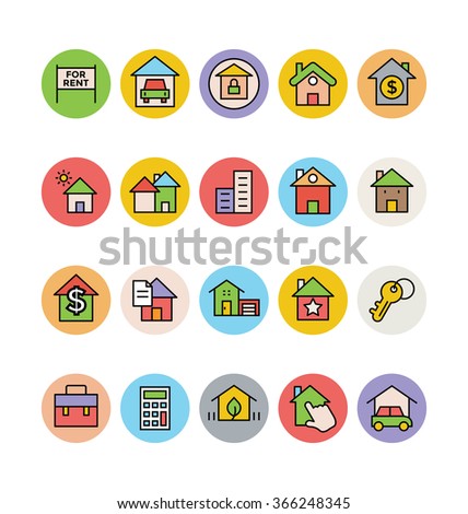 Real Estate Vector Icons 2