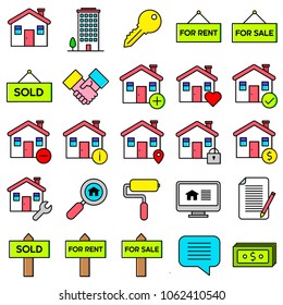 Real Estate Vector Icons