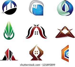 real estate vector icons