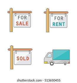 Real Estate vector icons
