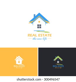 Real Estate Vector Icons, Logos, Sign, Symbol Template 