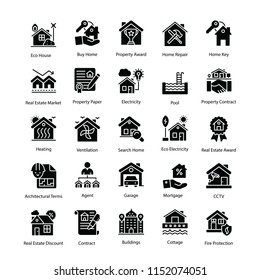 
Real Estate Vector Icons Set

