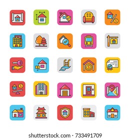Real Estate Vector Icons Set 8