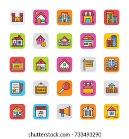 Real Estate Vector Icons Set 6