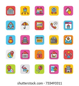 Real Estate Vector Icons Set 7