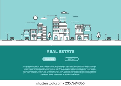 Real Estate Vector Illustration Concept