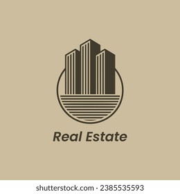 Vektorgrafik-Logo für Immobilien