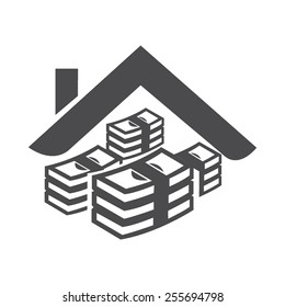 Real estate vector image to be used in web applications, mobile applications and print media.