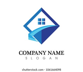 Real estate vector logo 
