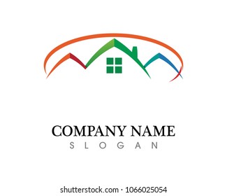 Real estate vector logo 