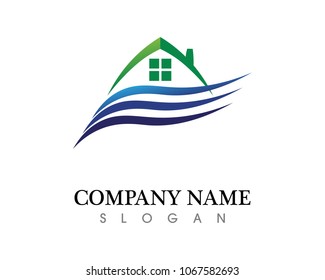 Real estate vector logo 