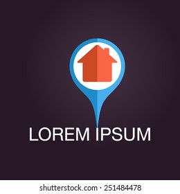 Real estate vector logo