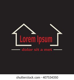 Real estate vector logo