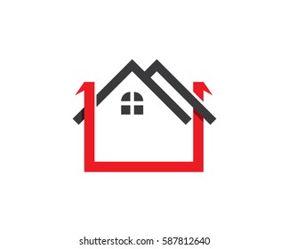 Real estate vector logo
