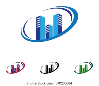 Real estate vector logo 
