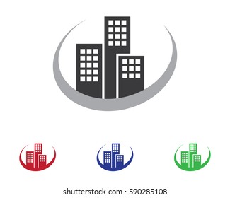 Real estate vector logo 
