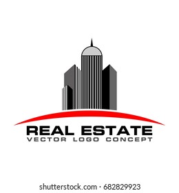 Real Estate, Vector  Logo  Concept