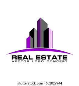 Real Estate, Vector  Logo  Concept