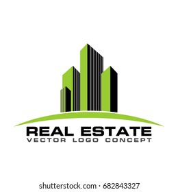 Real Estate, Vector  Logo  Concept