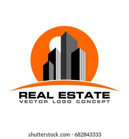 Real Estate, Vector  Logo  Concept