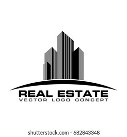 Real Estate, Vector  Logo  Concept