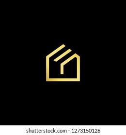 Real Estate vector logo design template. Outstanding house abstract concept icon.