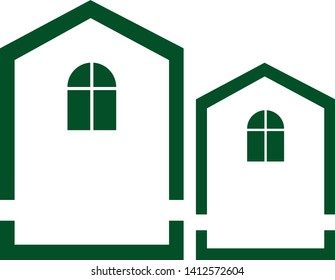 Real estate vector logo design