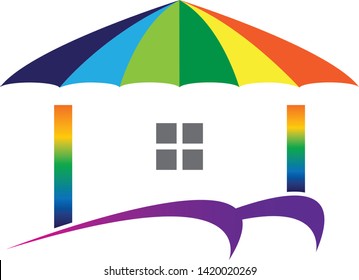 Real estate vector logo design
