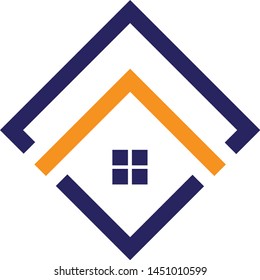 Real estate vector logo design - Vector