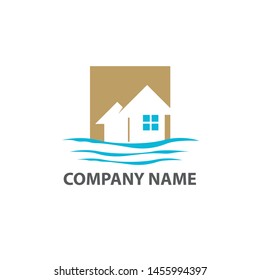Real Estate vector logo design template. House abstract concept icon. Realty construction architecture symbol