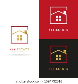 Real Estate vector logo design template. Modern and elegant style design. Business logo design template