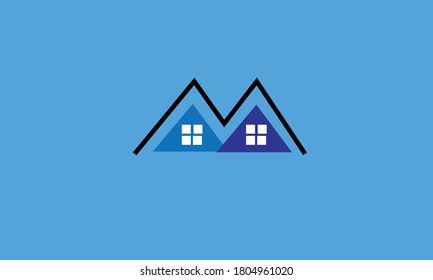 Real Estate vector logo design template. House abstract concept icon