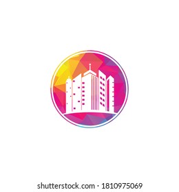 Real estate vector logo design. Building, Property Development and Construction Logo.