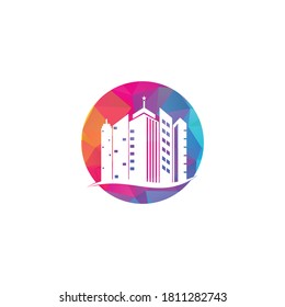 Real estate vector logo design. Building, Property Development and Construction Logo.