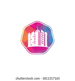 Real estate vector logo design. Building, Property Development and Construction Logo.