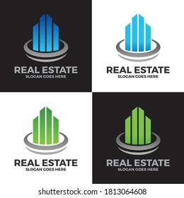 Real Estate Vector Logo Design Template
