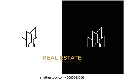 Real Estate Vector Logo Design 