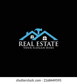 Real Estate vector logo design template. House abstract concept icon.