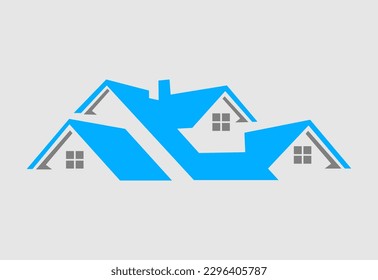 Design-Vorlage für das Vektorlogo für Immobilien