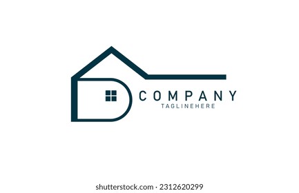 Real Estate vector logo design template. House abstract concept icon.