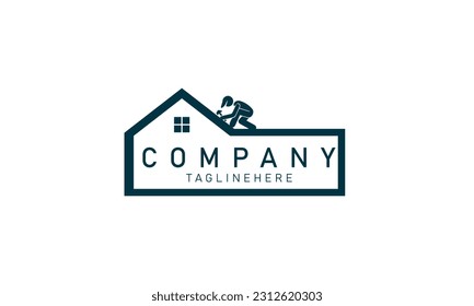 Design-Vorlage für Real Estate-Vektorgrafik-Logo. Das abstrakte Konzept des Hauses.