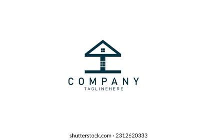 Design-Vorlage für Real Estate-Vektorgrafik-Logo. Das abstrakte Konzept des Hauses.