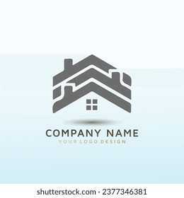 real estate vector logo design idea