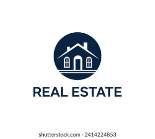 Plantilla de diseño de logotipo de vectores inmobiliarios	