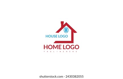 Real Estate vector logo design template.
